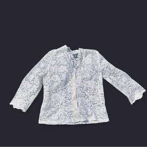 Vintage lace 3/4 sleeve cardigan